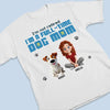 I'm A Full-time Dog Mom - Dog Personalized Custom Unisex T-shirt, Premium T-shirt, Hoodie - Gift For Pet Owners, Pet Lovers