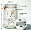 No Matter How Big We Get, We Will Always Reach For You - Family Personalized Custom Mason Jar Light - Gift For Mom, Grandma