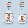 The Adventure Begins - Personalized Custom Mug - Appreciation, Retirement Gift For Coworkers, Work Friends, Colleagues, Family Members