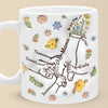 A Mother's Love Endures Through All - Family Personalized Custom 3D Inflated Effect Printed Mug - Gift For Mom, Grandma