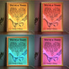 Together, We Are Infinite - Couple Personalized Custom Frame Light Box - Gift For Husband Wife, Anniversary