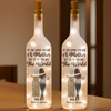 My Mom, My Forever Hero - Family Personalized Custom Bottle Lamp - Gift For Mom, Daughter