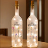 Her Love Is The Sunshine That Makes Every Flower Bloom - Family Personalized Custom Bottle Lamp - Gift For Mom, Grandma