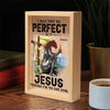 All For Jesus Even I May Not Be Perfect - Family Personalized Custom Frame Light Box - Gift For Yourself, Best Friends, Siblings, Family Members