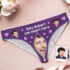 Custom Photo Only You Can Insert Here - Couple Personalized Women Briefs - Gift For Husband Wife, Anniversary