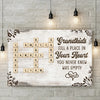 Grandchildren Are The Sunshine Of Life - Family Personalized Custom Horizontal Canvas - Gift For Grandma, Grandpa, Grandkid