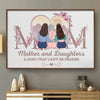 My Mom Is My Home And My Haven - Family Personalized Custom Horizontal Poster - Gift For Mom, Daughter
