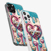 Her Love Is Infinite, Her Bond Unbreakable - Family Personalized Custom 3D Inflated Effect Printed Clear Phone Case - Gift For Mom, Grandma