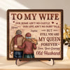 Forever My Always - Couple Personalized Custom 2-Layered Wooden Plaque With Stand - Gift For Husband Wife, Anniversary