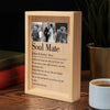 Custom Photo Some Souls Just Instantly Click - Couple Personalized Custom Frame Light Box - Gift For Husband Wife, Anniversary