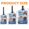 Travel In Style With A Personal Touch - Travel Personalized Custom Luggage Tag - Holiday Vacation Gift, Gift For Adventure Travel Lovers