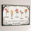 Every Day With You Is A Blessing, Grandma - Family Personalized Custom Horizontal Poster - Gift For Mom, Grandma