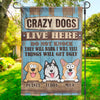 They Don’t Bark For Fun - Dog Personalized Custom Flag - Gift For Pet Owners, Pet Lovers
