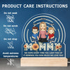 To Our Family, You Are The World - Family Personalized Custom Shaped Acrylic LED Light - Mother's Day, Gift For Mom