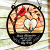 Custom Photo Celebrate Memories That Shine Brightly - Memorial Personalized Window Hanging Suncatcher Ornament - Sympathy Gift For Family Members