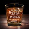 I Love You For Who You Are - Couple Personalized Custom Square Whiskey Glass - Gift For Husband Wife, Anniversary