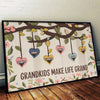 In Every Heart, A Family’s Love - Family Personalized Custom Horizontal Poster - Gift For Mom, Grandma
