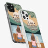 A Heart Full Of Paws - Dog Personalized Custom Clear Phone Case - Gift For Pet Owners, Pet Lovers