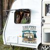 Work Hard, Camp Harder - Camping Personalized Custom RV Decal - Gift For Yourself, Best Friends, Siblings, Family Members, Camping Lovers
