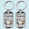 Unlock The Adventure With The Keys To The Camper - Camping Personalized Custom Keychain - Gift For Couple, Husband Wife, Camping Lovers
