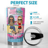We’re Chaos And Laughter - Bestie Personalized Custom Tumbler - Gift For Best Friends, BFF, Sisters
