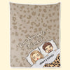 Wrapped In Each Other’s Arms - Couple Personalized Custom Blanket - Gift For Husband Wife, Anniversary