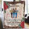 I Am The Storm - Family Personalized Custom Blanket - Mother's Day, Gift For Mom, Grandma