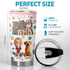 Furry Love Never Fades - Dog & Cat Personalized Custom 3D Inflated Effect Printed Tumbler - Gift For Pet Owners, Pet Lovers