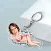 Custom Photo You’re My Favorite Weirdo - Couple Personalized Custom Shaped Acrylic Keychain - Gift For Husband Wife, Anniversary