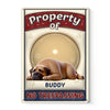 Property Of My Fluffy Boss - Dog Personalized Custom 3D Inflated Effect Printed Home Decor Metal Sign - House Warming Gift For Pet Owners, Pet Lovers