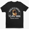 My Dog Is My Heart In Fur - Dog Personalized Custom Unisex T-shirt, Premium T-shirt, Hoodie - Gift For Pet Owners, Pet Lovers