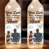 The Love You Gave Me Will Never Fade - Memorial Personalized Custom Bottle Lamp - Sympathy Gift For Pet Owners, Pet Lovers