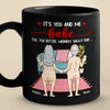 Together Forever - Couple Personalized Custom Black Mug - Gift For Husband Wife, Anniversary