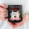 Together Forever - Couple Personalized Custom Black Mug - Gift For Husband Wife, Anniversary