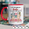 With You, Always - Couple Personalized Custom Accent Mug - Gift For Husband Wife, Anniversary