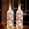 Together, Always By Your Side - Memorial Personalized Custom Bottle Lamp - Sympathy Gift For Family Members