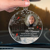 Custom Photo The Moment Your Heart Stopped, Mine Changed Forever - Memorial Personalized Custom Car Ornament - Acrylic Custom Shaped - Sympathy Gift For Family Members