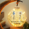 A Family’s Love Helps Every Girl Become A Flower - Family Personalized Custom Moon Lamp Light - Gift For Mom, Daughter