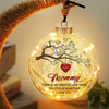 There Is No Greater Love Than The Love Of A Mother - Family Personalized Custom Moon Lamp Light - Mother's Day, Gift For Mom, Grandma
