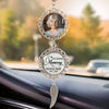 Custom Photo Until Then, I’ll Hold You In My Dreams - Memorial Personalized Custom Metal Car Hanging Ornament With Charm - Sympathy Gift For Family Members