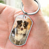 Custom Photo Keychain - Personalized Pet Memorial Gifts For Dogs, Cats - A Loyal Heart Never Fades