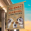 Good Drinks, Good Treats, Good Company - Dog Personalized Custom Flag - Gift For Pet Owners, Pet Lovers