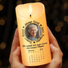 Custom Photo Your Loved One Is Now Your Guardian Angel - Memorial Personalized Custom LED Candle - Sympathy Gift For Family Members