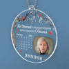 Custom Photo Your Love Lives On In Us - Memorial Personalized Custom Car Ornament - Acrylic Custom Shaped - Sympathy Gift For Family Members