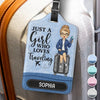 Go Where Your Heart Takes You - Travel Personalized Custom Luggage Tag - Holiday Vacation Gift, Gift For Adventure Travel Lovers