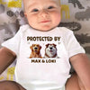 My Dogs, My Guardians - Dog Personalized Custom Baby Onesie - Baby Shower Gift, Gift For Pet Owners, Pet Lovers