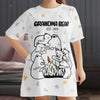 A Hug From Every Grandkid - Family Personalized Custom Women's Sleep Tee - Mother's Day Gift For Mom, Grandma