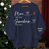 Together, No Matter The Distance - Family Personalized Custom Unisex Sweatshirt, Hoodie With Design On Sleeve - Mother's Day, Gift For Mom, Grandma