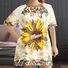 You Are Loved More Than Words Can Say - Family Personalized Custom Women's Sleep Tee - Mother's Day, Gift For Mom, Grandma