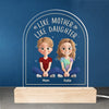 Home Is Wherever Mom Is - Family Personalized Custom Shaped 3D LED Light - Mother's Day, Gift For Mom, Daughter